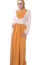 Gamis Actual Basic Kuning Tua